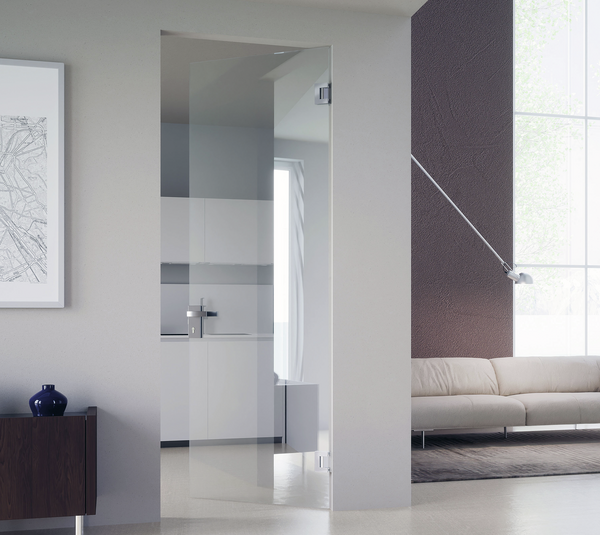 Biloba BL 8910 hydraulic swing door hinge, glass wall 90°