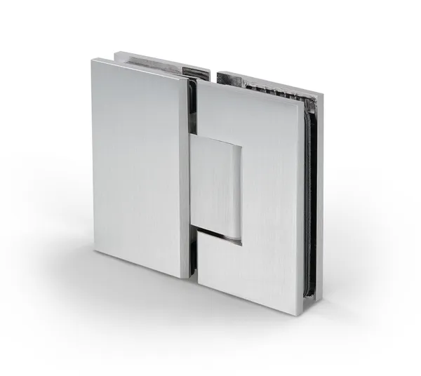 Bilbao shower door hinge, glass-glass 180°