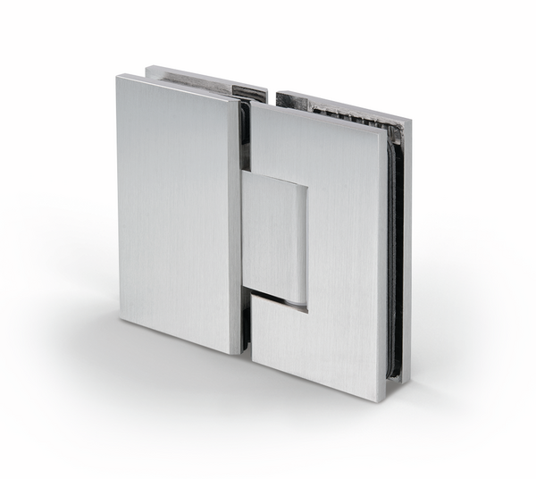 Bilbao shower door hinge, glass-glass 180°