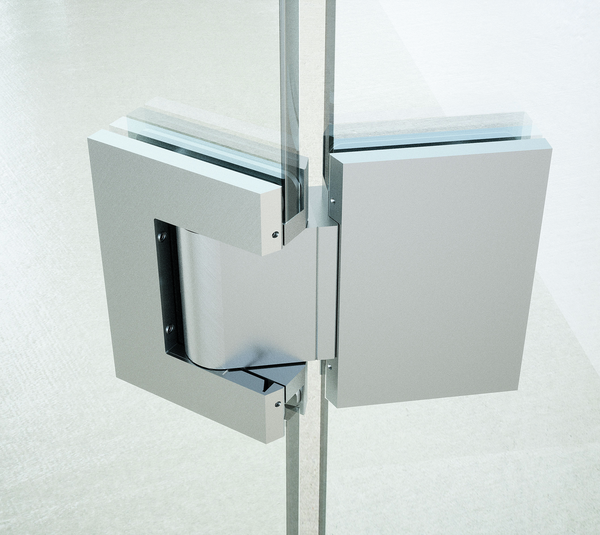 Biloba BL 8915 hydraulic swing door hinge, glass-glass 180°