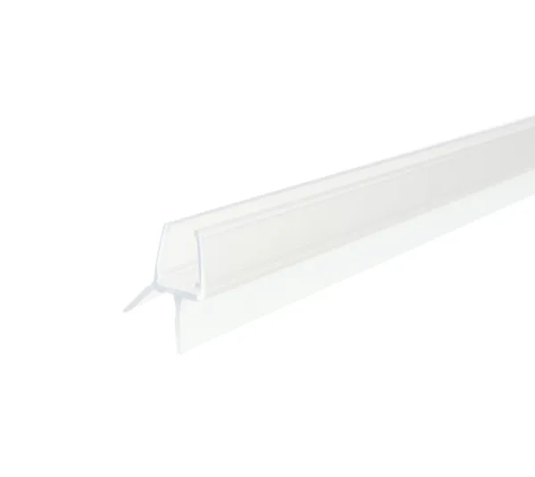 Duschtürdichtung mit unterer Dichtlippe und Wasserabweiser