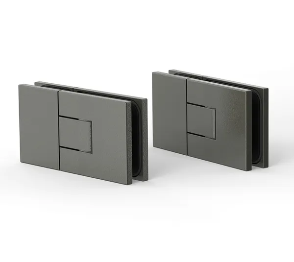 Shower door hinge Juna®, glass-glass 180°