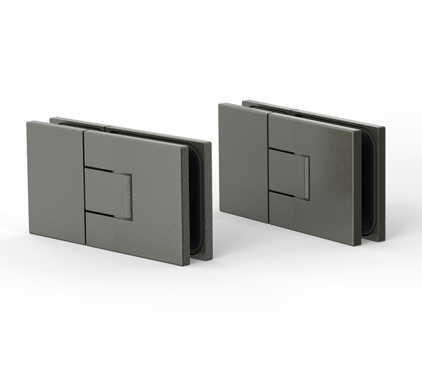 Shower door hinge Juna®, glass-glass 180°
