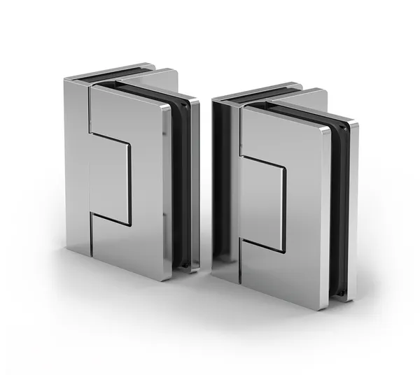 Santos shower door hinge, glass-glass 90°