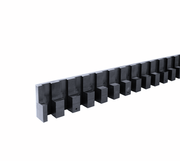 Glass support sandblasting machine