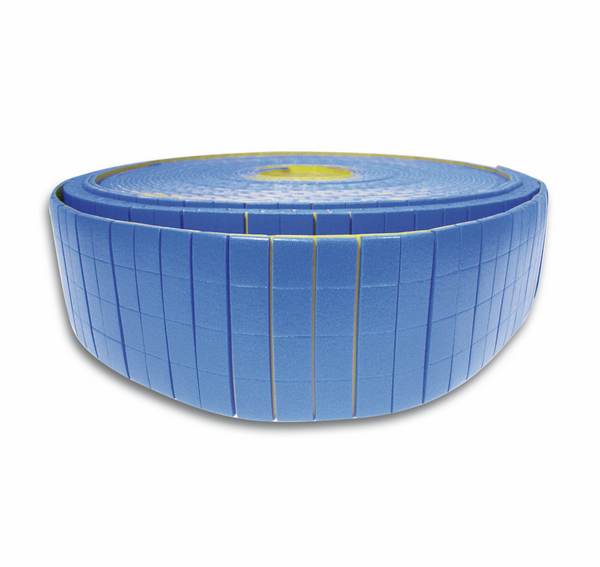 Foam pads, single sided, PVC, blue