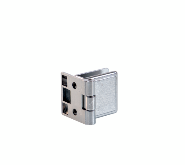 Vitreasy 010 Furniture corner hinge, glass-wood
