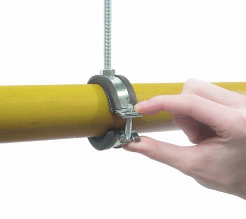 Screw pipe clamp 35 mm