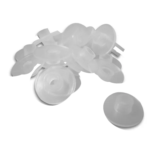 Mirror plugs, translucent plastic