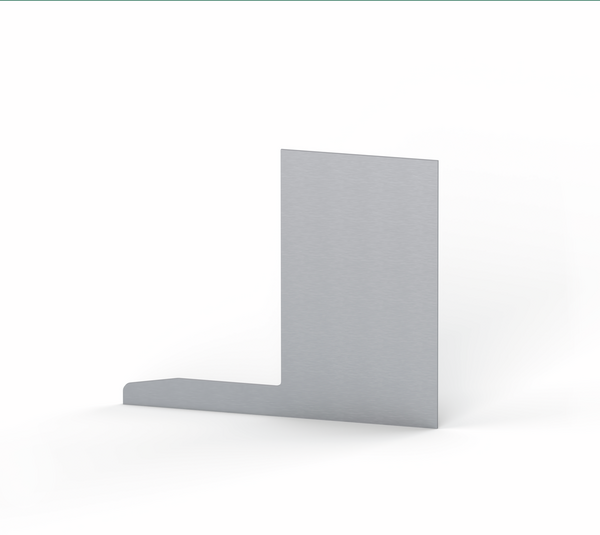 VetroMount® end cap for floor profile F