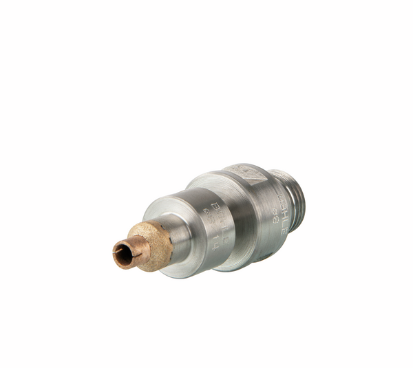 Industrial diamond hollow drill with countersink ring