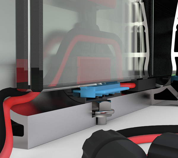 VetroMount® photovoltaic spacer block