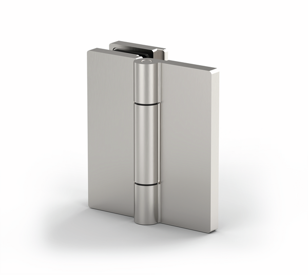 Shower door hinge Madrid, glass-wall 180°