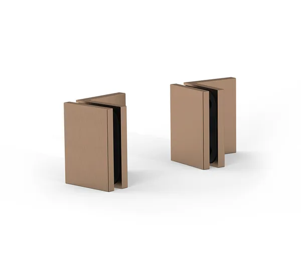 Winkelverbinder Juna®, Glas-Wand 90°