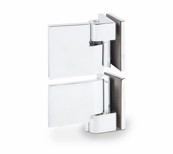 Paumelle de douche Plan Artist FM, verre-verre 90°