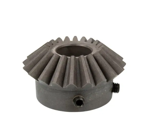 Bevel gear for glass transport