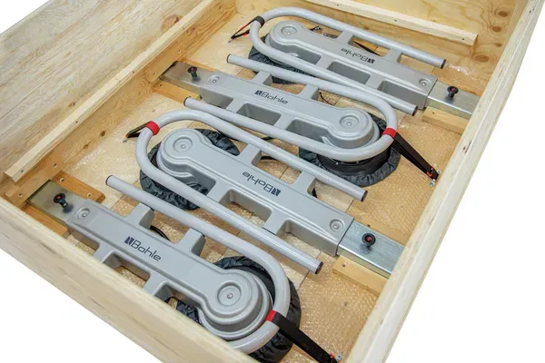 Caja de transporte de madera