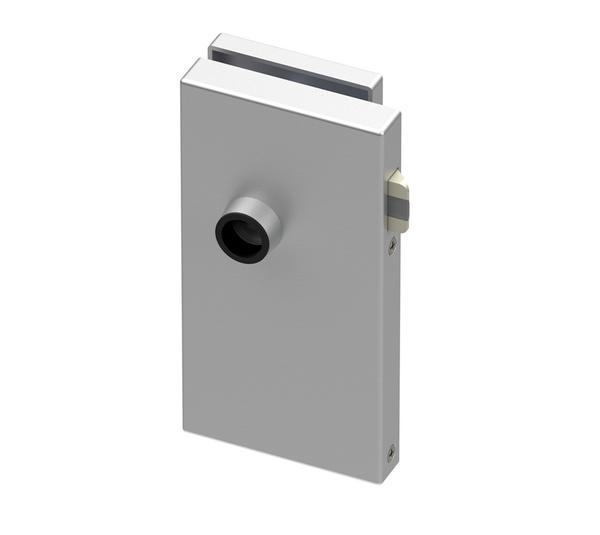 Alea glass door lock, non-locking