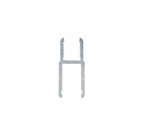 Aqua / Aqua light door connection profile for fixed glazing, 8 mm