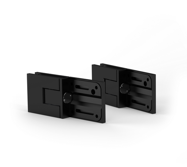 Shower door hinge Juna®, glass-wall 180°