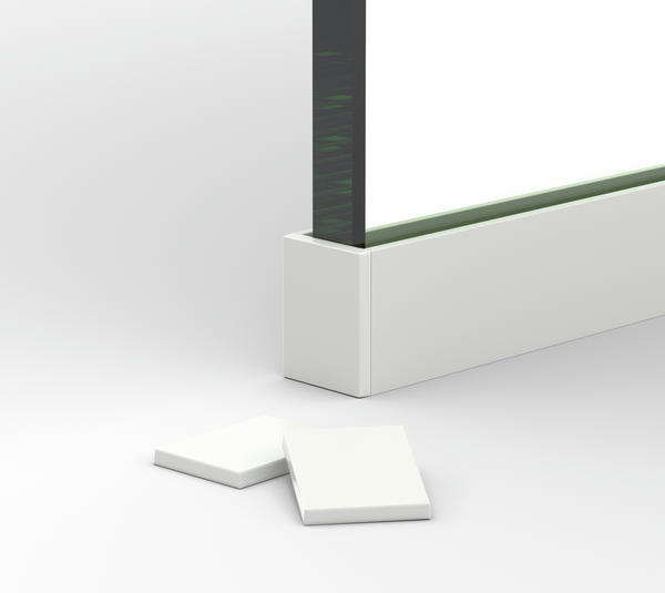 U-profiles end cap set