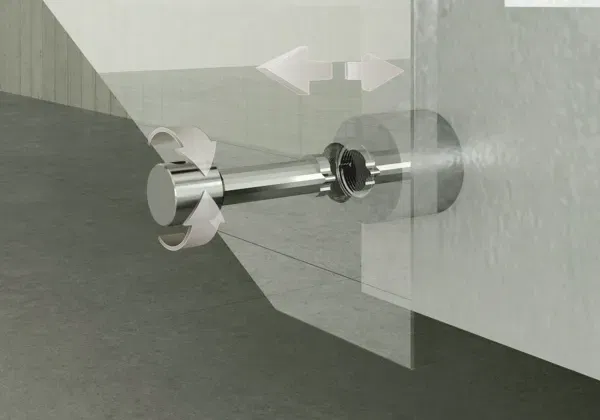 Point fixing ø 50 mm, adjustable