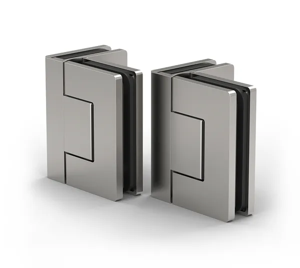 Santos shower door hinge, glass-glass 90°