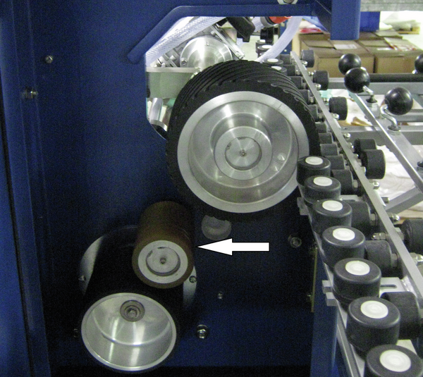 Deflection roller, complete Ø 84 mm