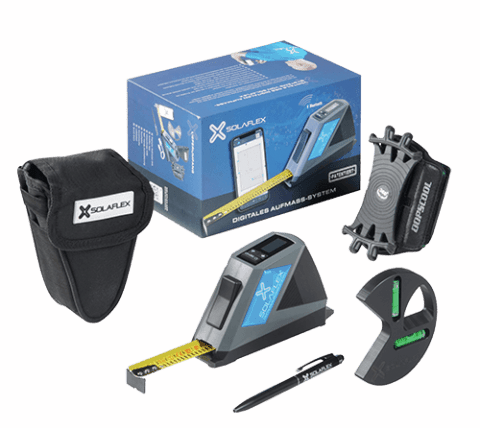 Set de medición con medidor digital de bobinas Solaflex