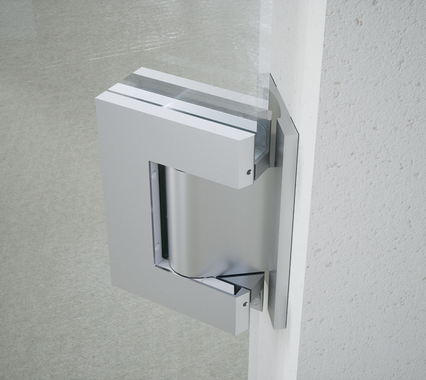 Biloba BL 8910 hydraulic swing door hinge, glass wall 90°