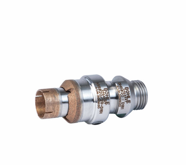 Broca hueca diamantada industrial con anillo avellanado