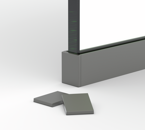 U-profiles end cap set