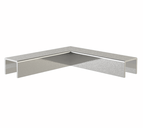 Winkelverbinder 90° zu Handlauf eckig 38 x 36 mm