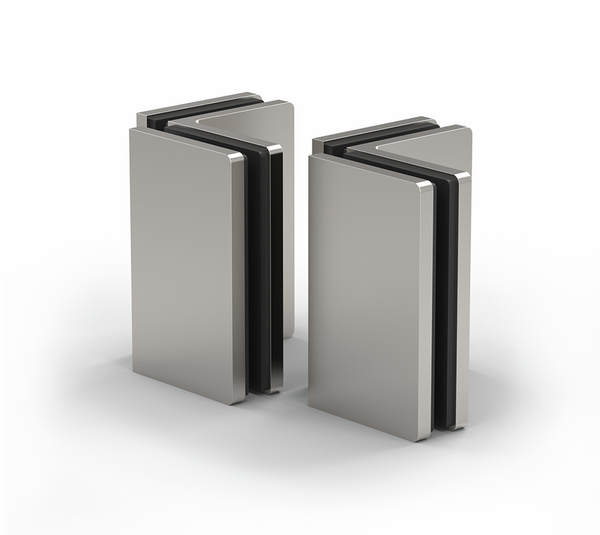 Santos angle connector, glass-glass 90°