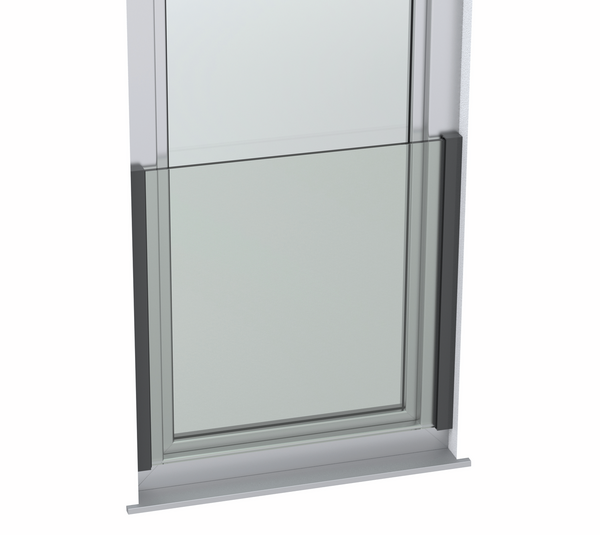 Französischer Balkon Lyon Set, seitliche Montage