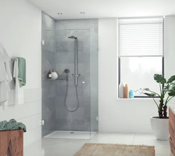 Duschtürband Avila, Glas-Wand 90°, nach innen öffnend