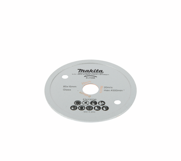 Hoja de sierra diamantada p. vidrio Makita B-21098 Ø 85 mm