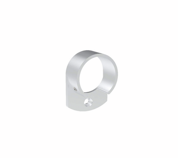 Wall connector ø 42.4 mm open, aluminium