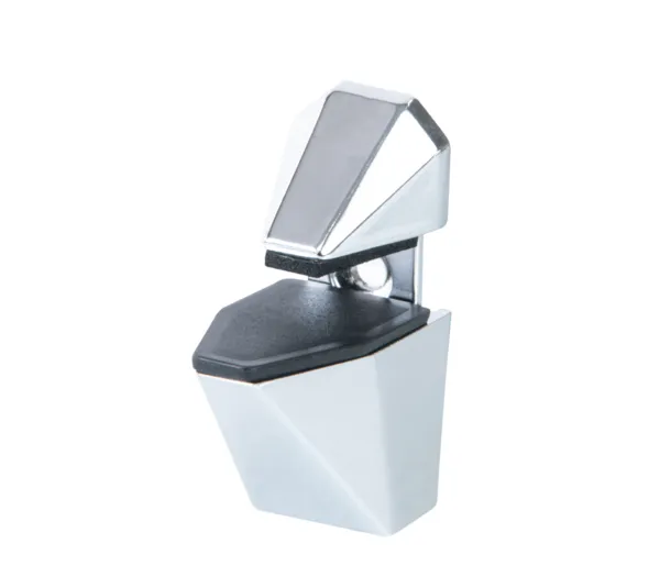 Soporte para estantes de vidrio - de madera, cuadrado