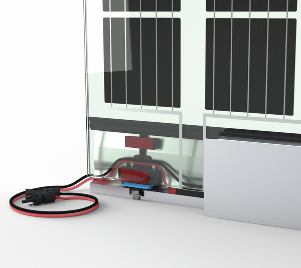 VetroMount® photovoltaic spacer block