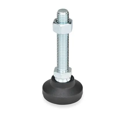 Articulated foot with rubber support Ø 25 mm