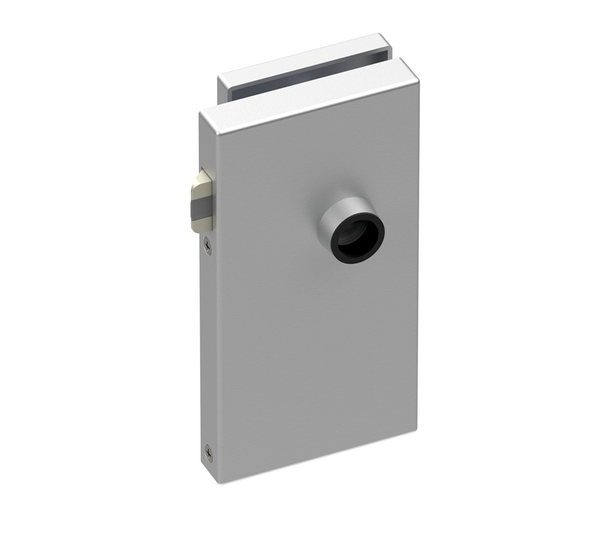 Alea glass door lock, non-locking