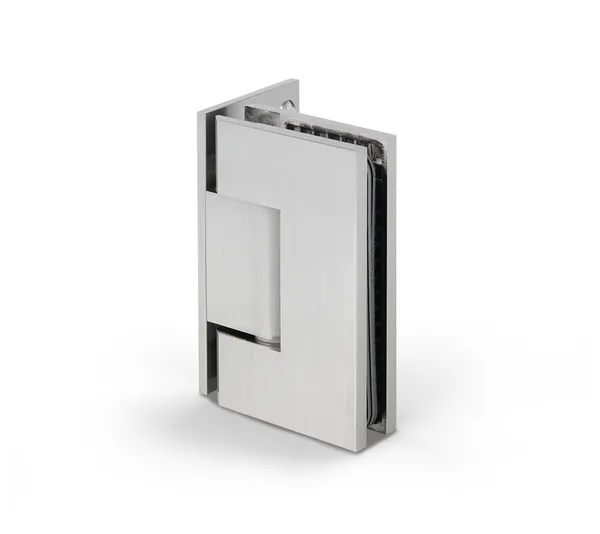 Bilbao shower door hinge, glass-wall 90°