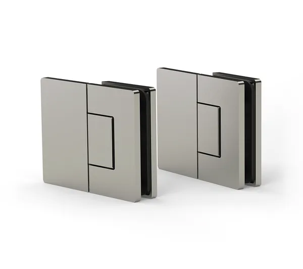 Shower door hinge Santos, glass-wall 180°