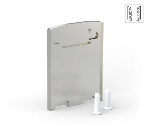 End cap VetroMount® Heavy Duty