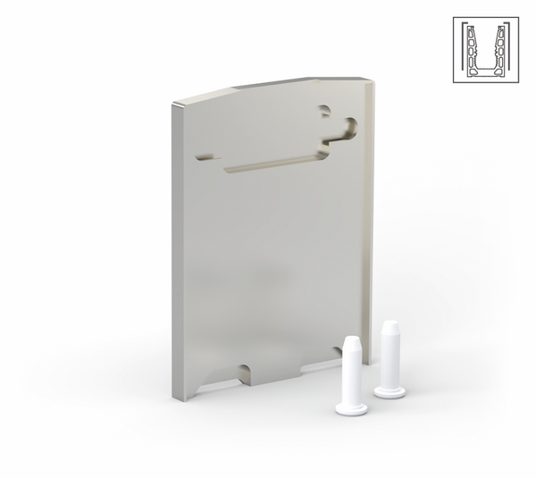 VetroMount® Heavy Duty Endkappe