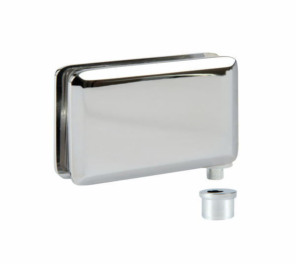 Furniture corner hinge Vitreasy 006, glass-wood