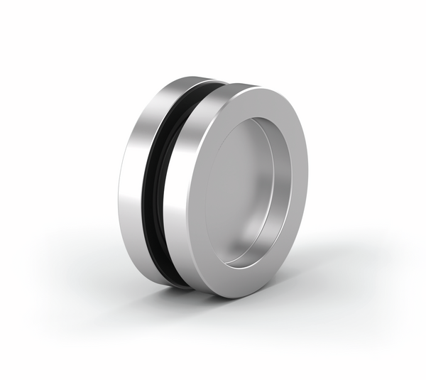 Round shell handle, closed