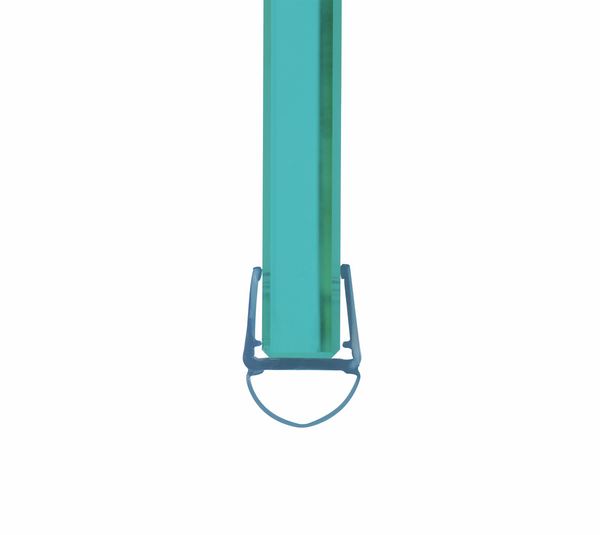 Shower door seal with bellows