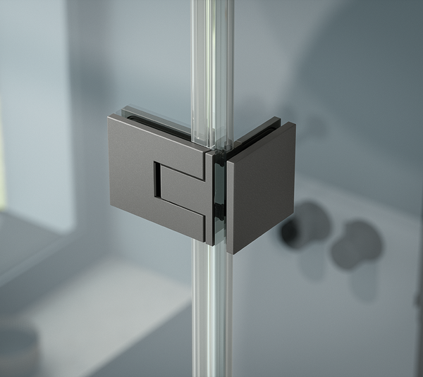 Paumelles de douche Juna®, verre-mur 90°